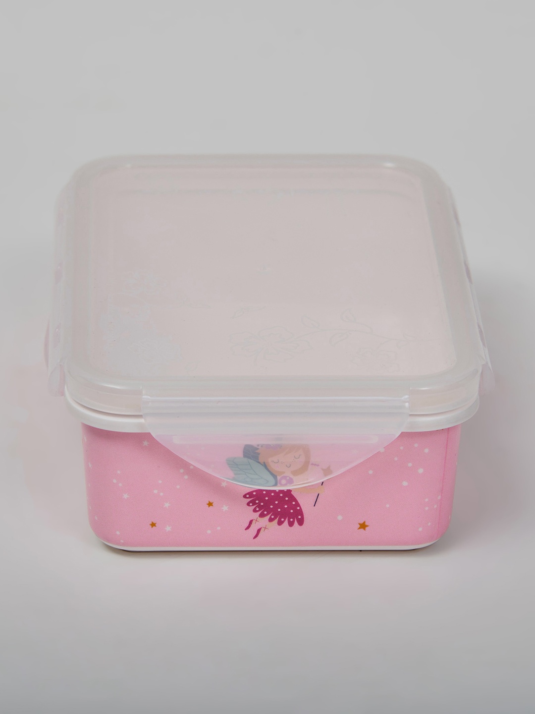 

Home Centre Glee Pink & White Printed Lunch Box 800 ml