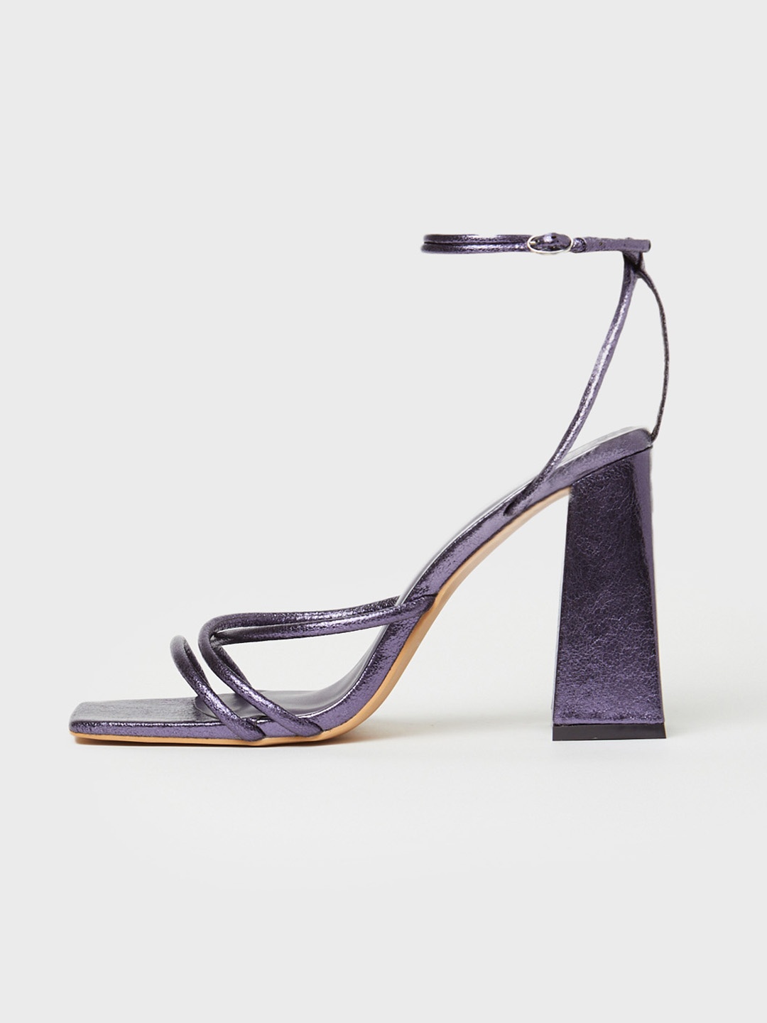 

CALLIOPE Women Mid-Top Party Block Heels, Purple