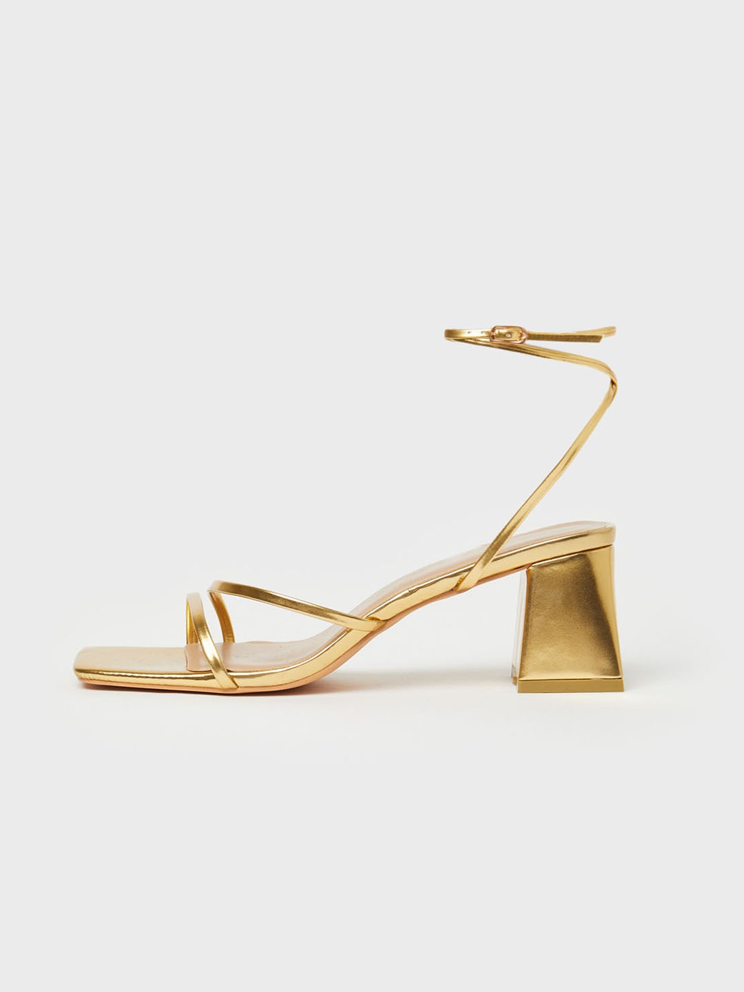 

CALLIOPE Women Mid-Top Block Heels, Gold