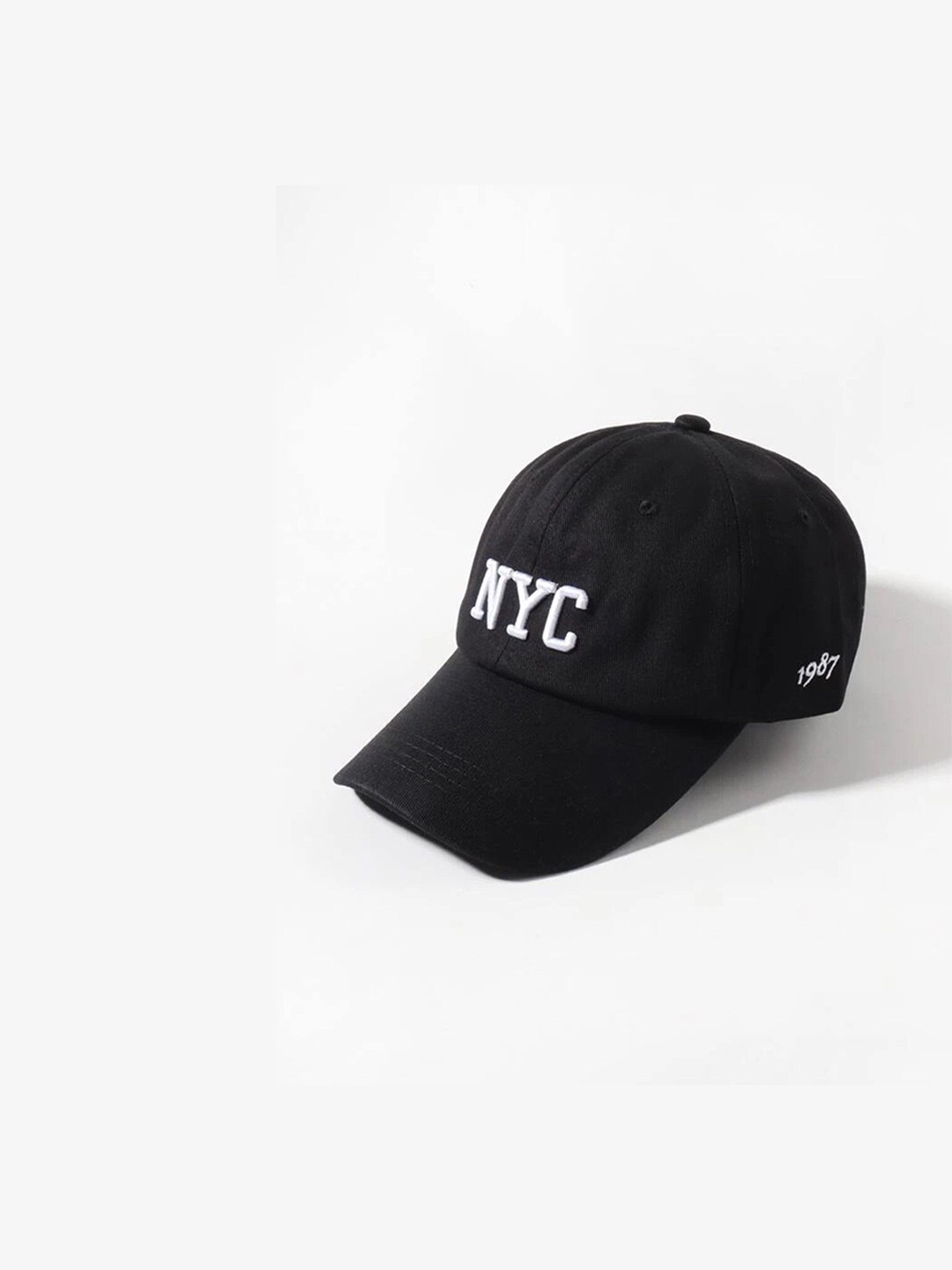 

ADIVER Women Embroidered Baseball Cap, Black