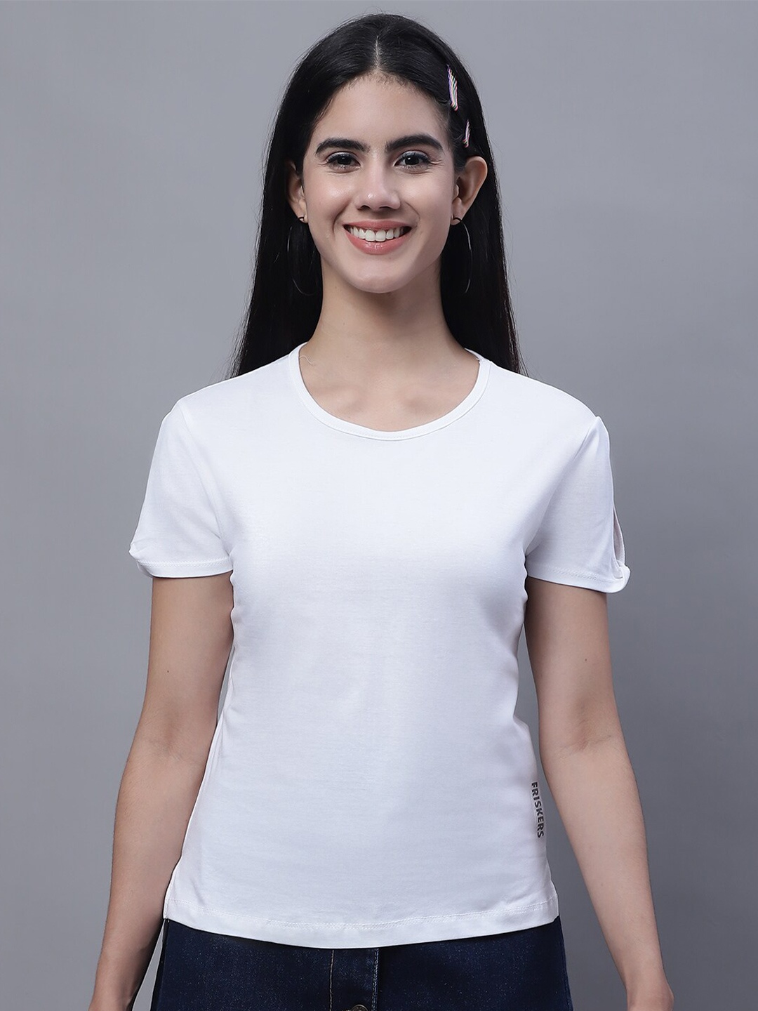 

FBAR Pure Cotton High Low Top, White