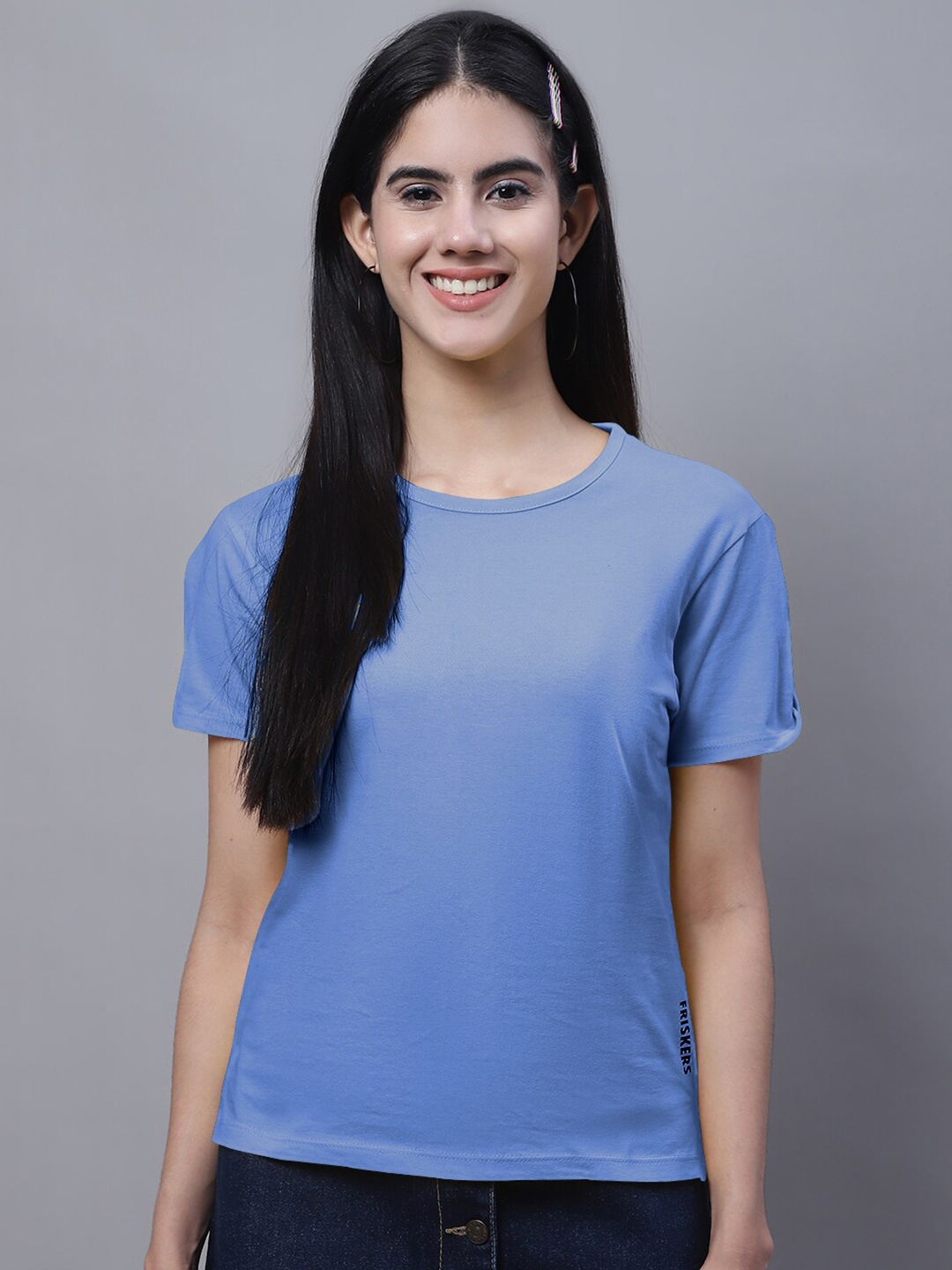

FBAR Pure Cotton High Low Top, Blue