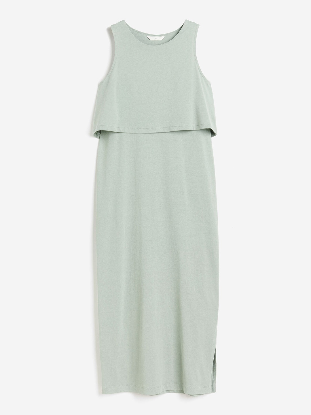 

H&M MAMA Before & After Pregnancy/Nursing Dress, Green