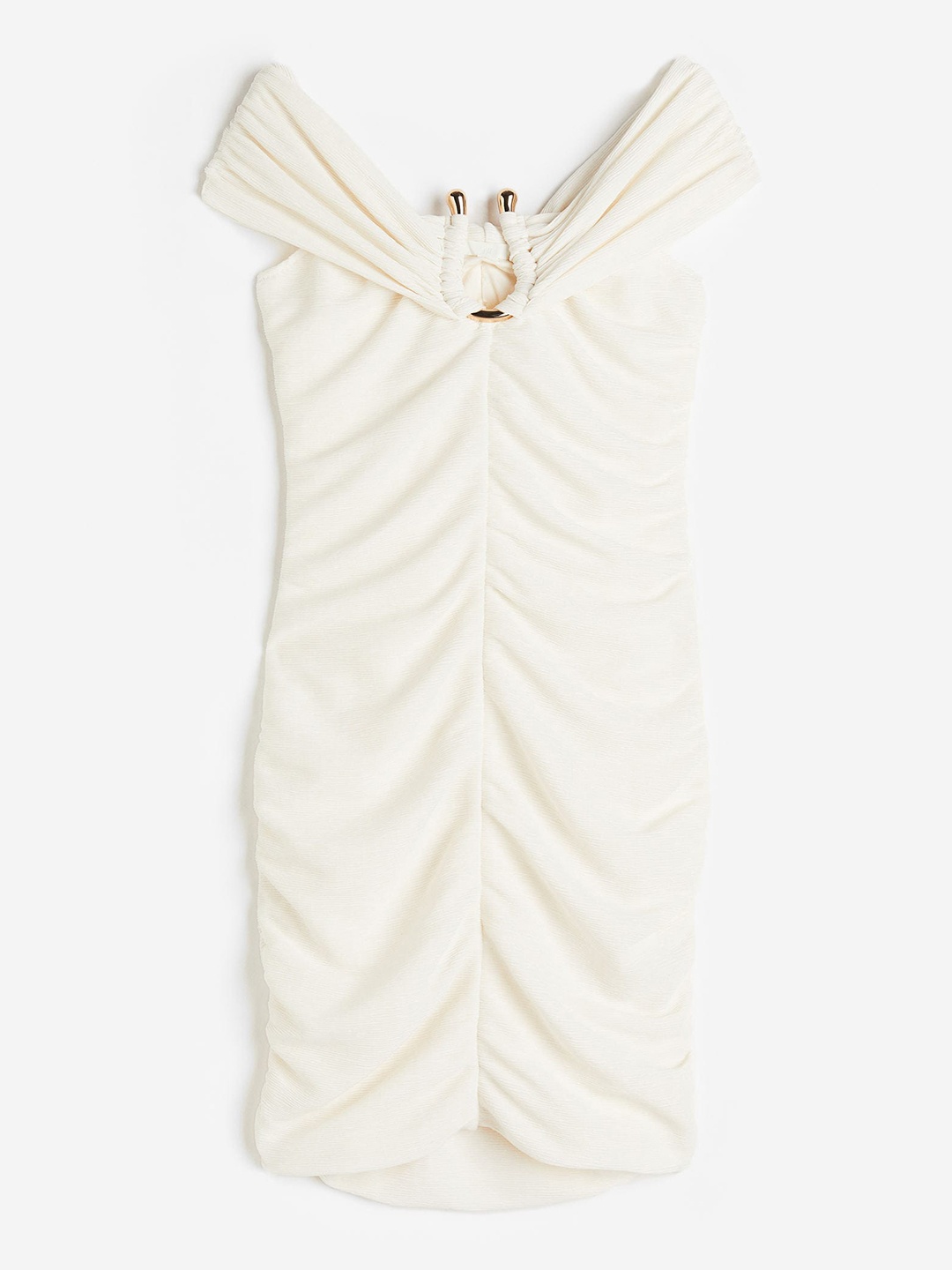 

H&M Off-The-Shoulder Dress, Off white