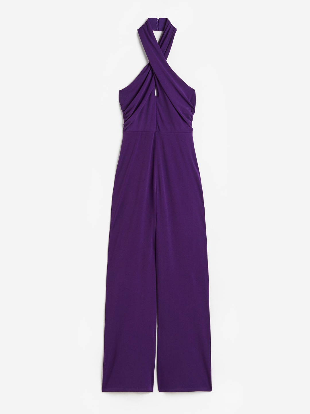 

H&M Women Halterneck Jumpsuit, Purple