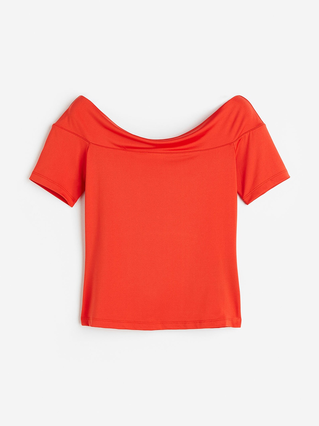 

H&M Off-The-Shoulder Top, Red