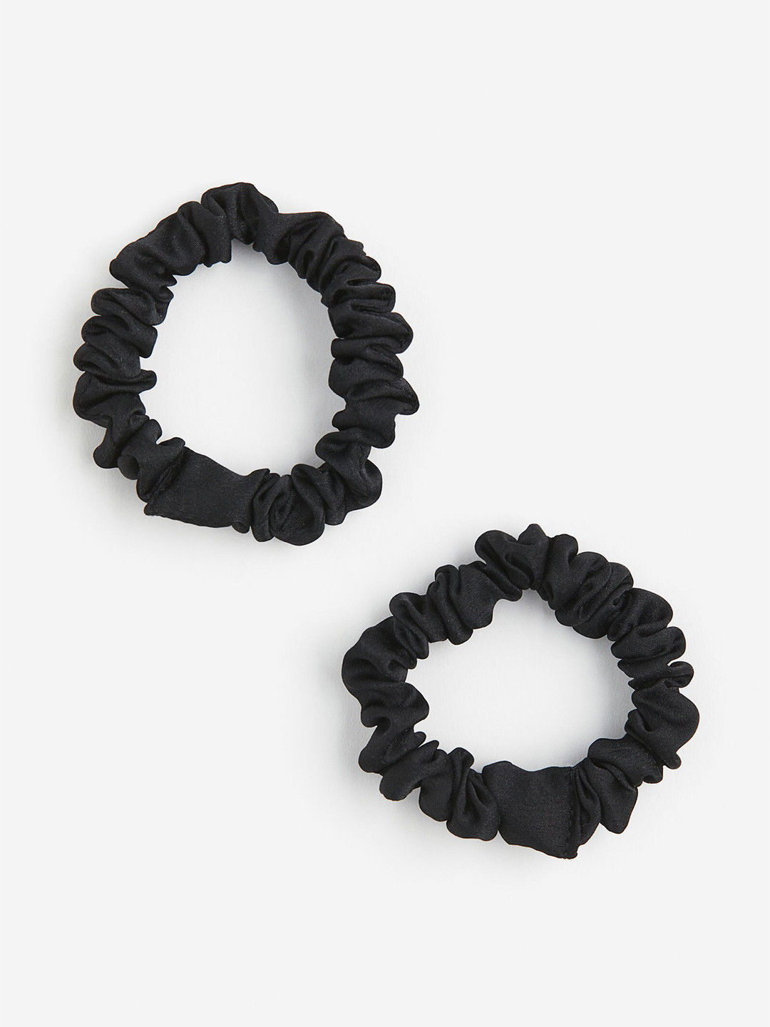 

H&M 2-Pack Scrunchies, Black
