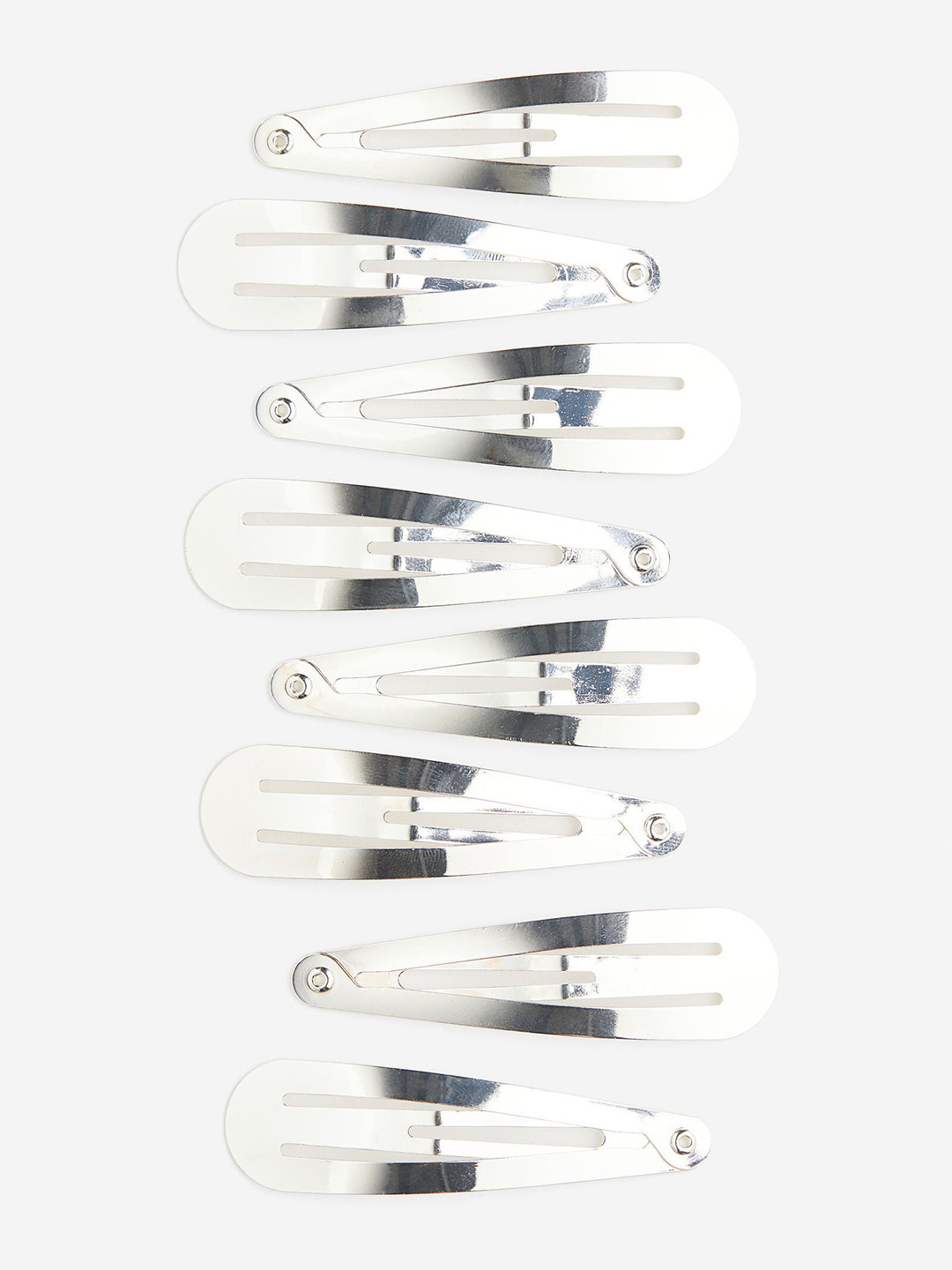 

H&M 8-Pack Hair Clips, Silver
