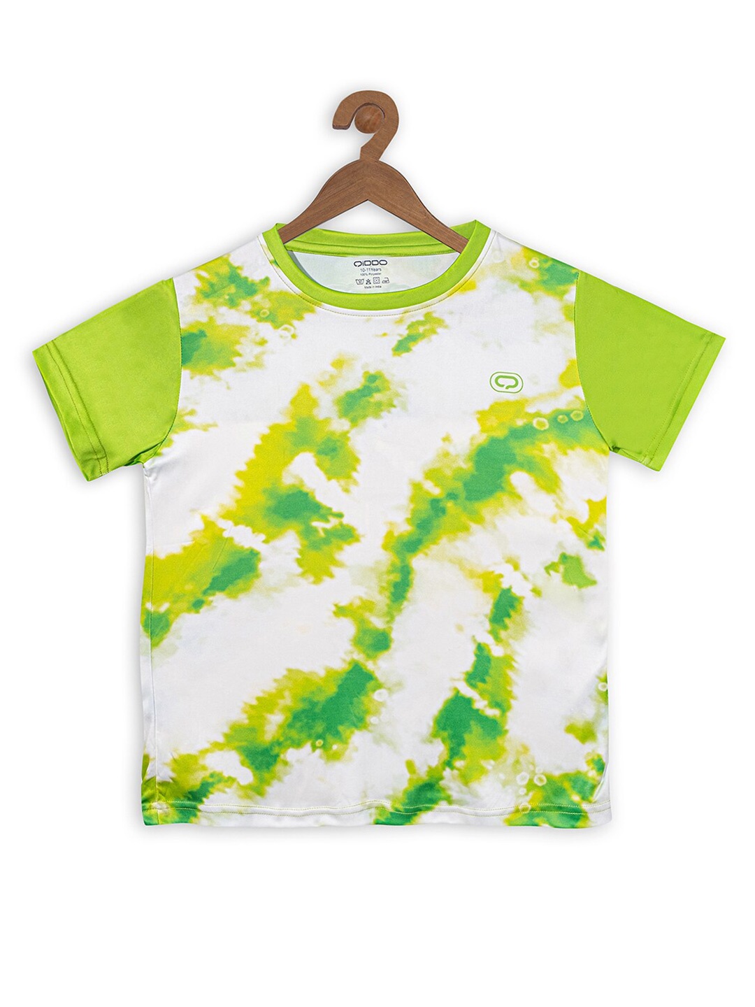 

QIDDO Boys Tie & Dyed T-Shirt, Green