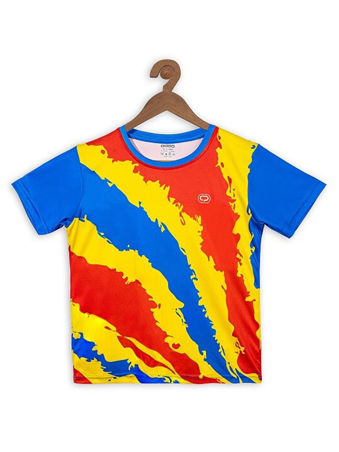 

QIDDO Boys Abstract Printed T-Shirt, Blue