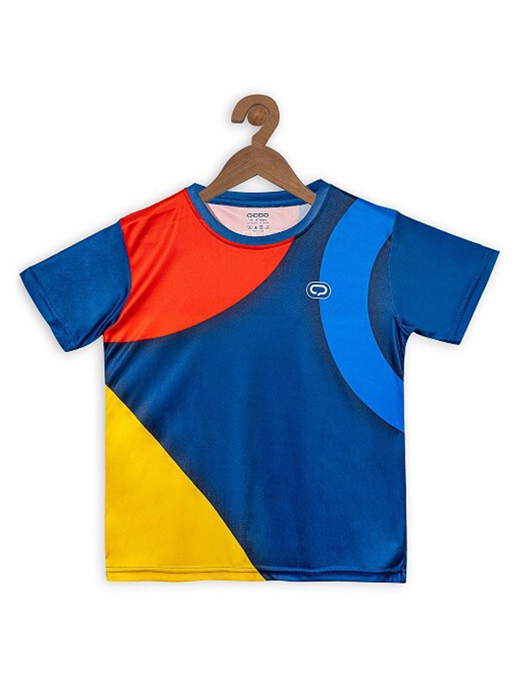 

QIDDO Boys Abstract Printed T-Shirt, Navy blue