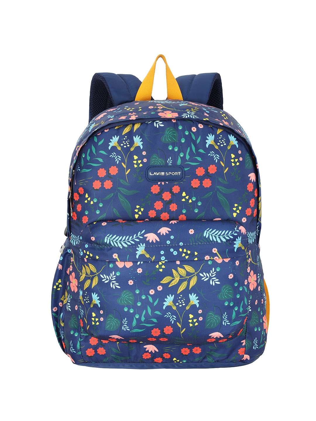 

LAVIE SPORT Floral Printed Ergonomic Strap Backpack, Navy blue