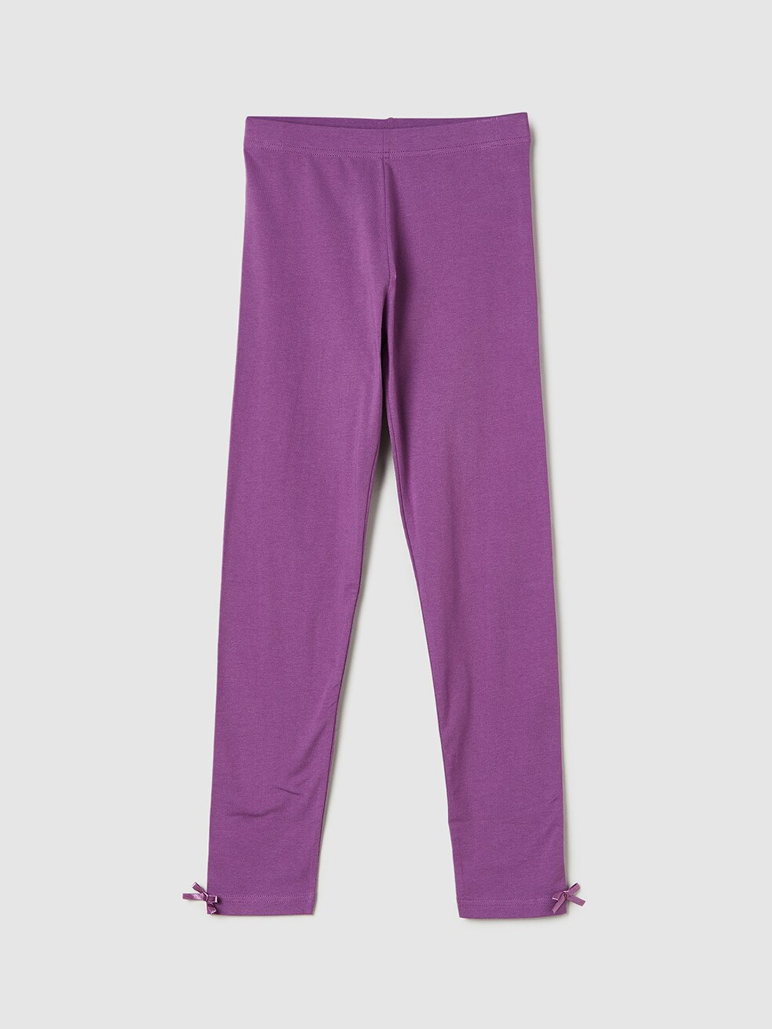 

max Girls Ankle-Length Leggings, Purple
