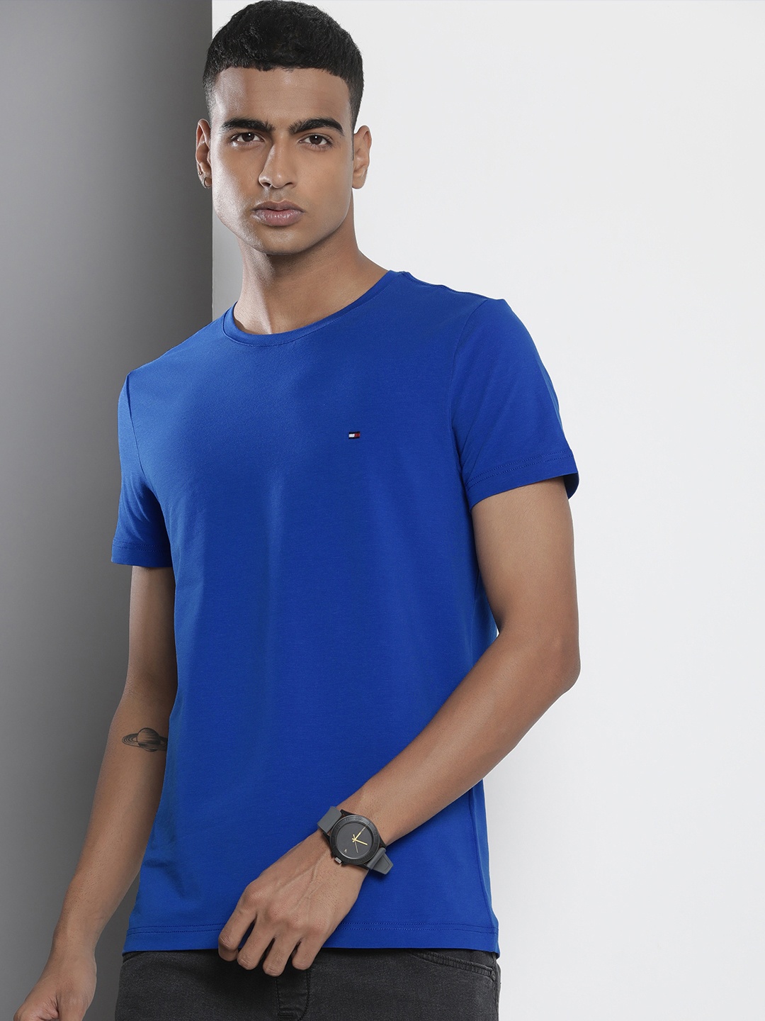 

Tommy Hilfiger Round Neck Slim Fit T-shirt, Blue