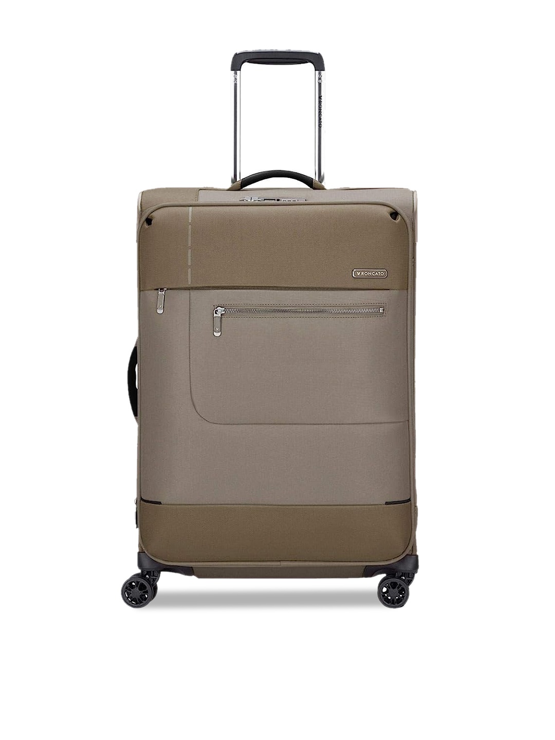 

RONCATO Medium Tear-Proof Suitcase Trolley Bag, Brown