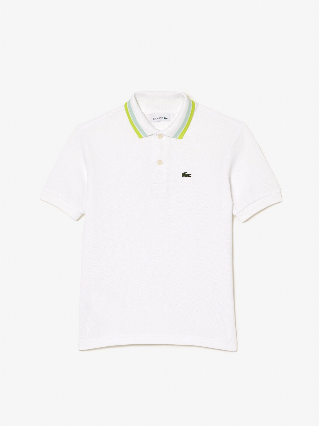 

Lacoste Boys Polo Collar Pure Cotton T-shirt, White