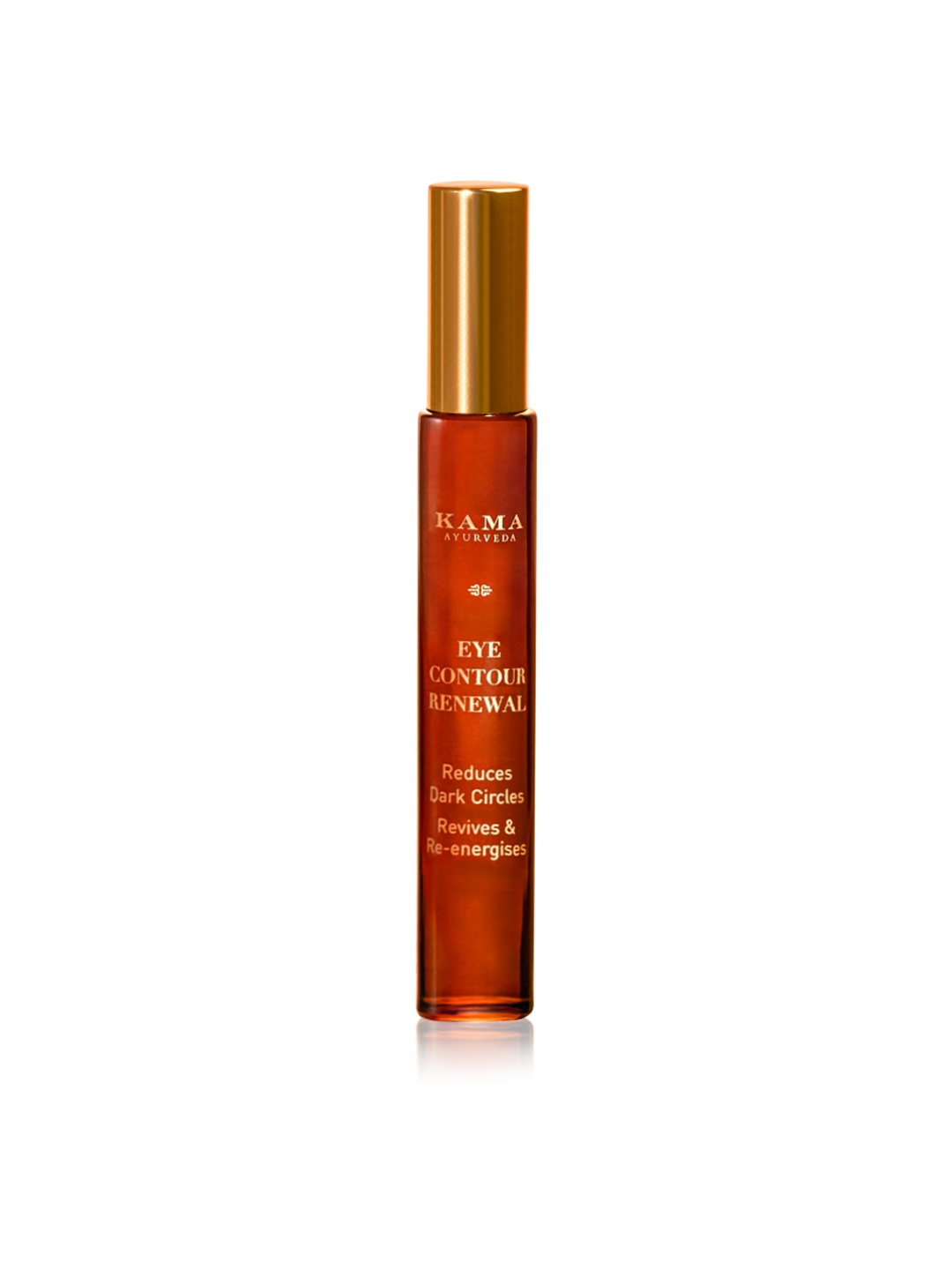 

KAMA AYURVEDA Eye Contour Renewal Roll-On Serum with Coffee Seed Oil - 10ml, Brown