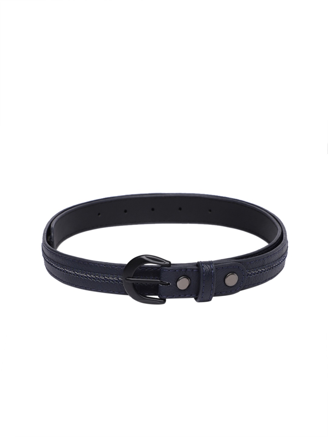

Baggit Women Solid Slim Belt, Navy blue