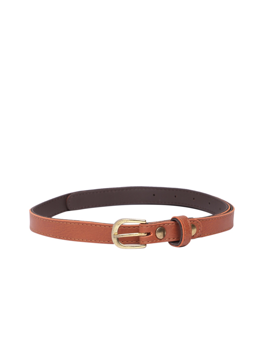 

Baggit Women Solid Slim Belt, Brown