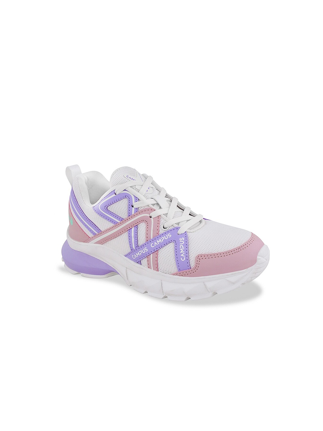 

Campus Women ELANA Memory Tech Lite Mesh Non-Marking Running Shoes, Off white