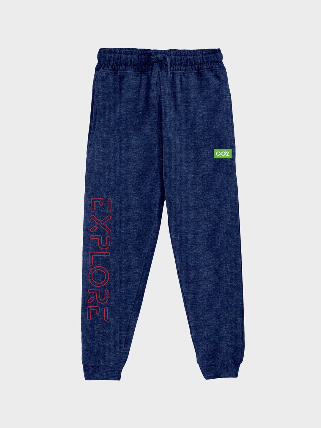 

CODEZ Boys Self Design Cotton Joggers, Blue