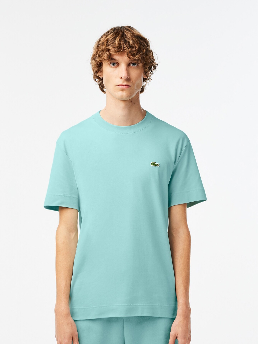 

Lacoste Relaxed Fit Organic Cotton T-shirt, Blue