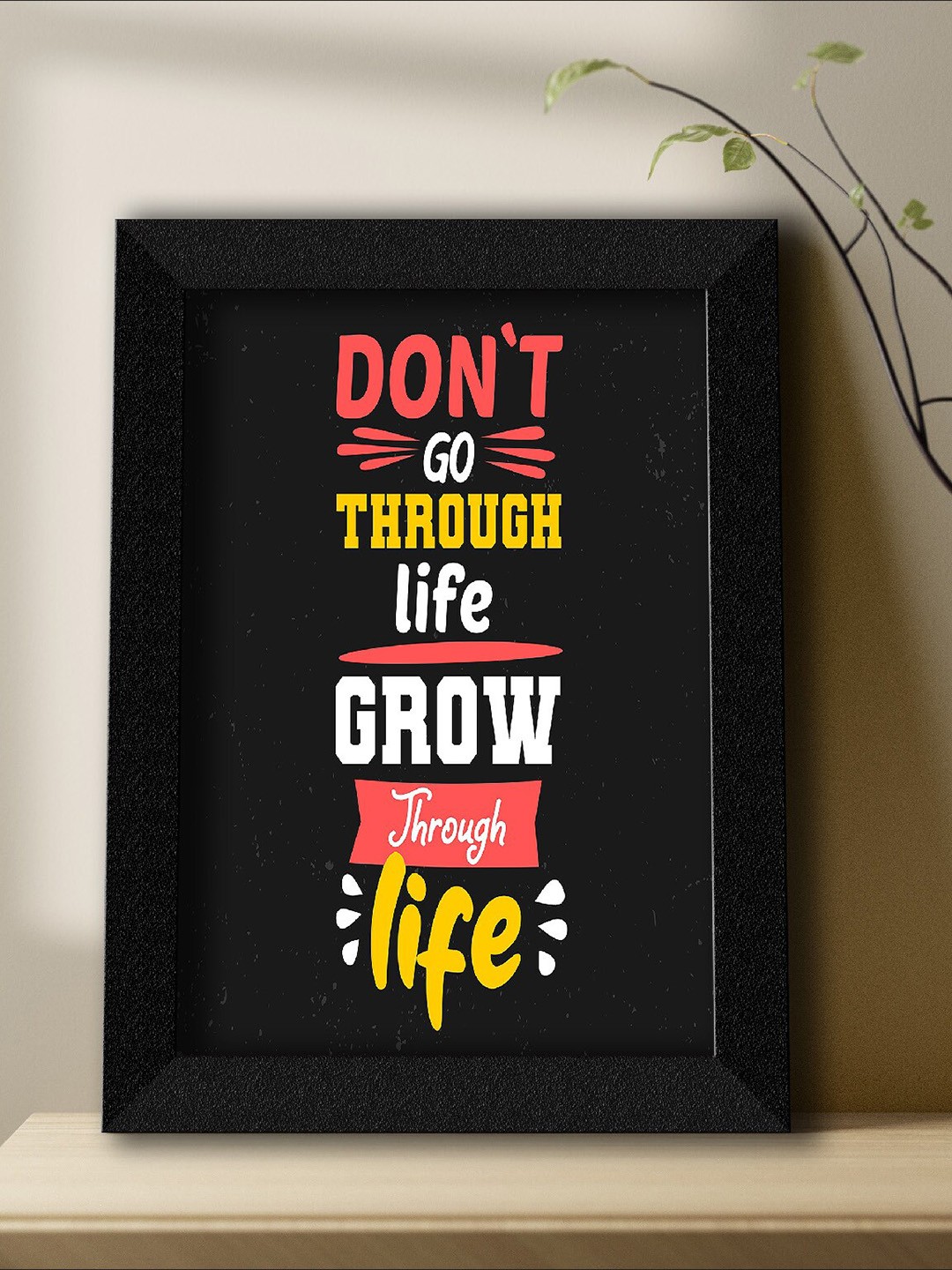 

SAF Black & White Motivational Quotes Painting Wall Art