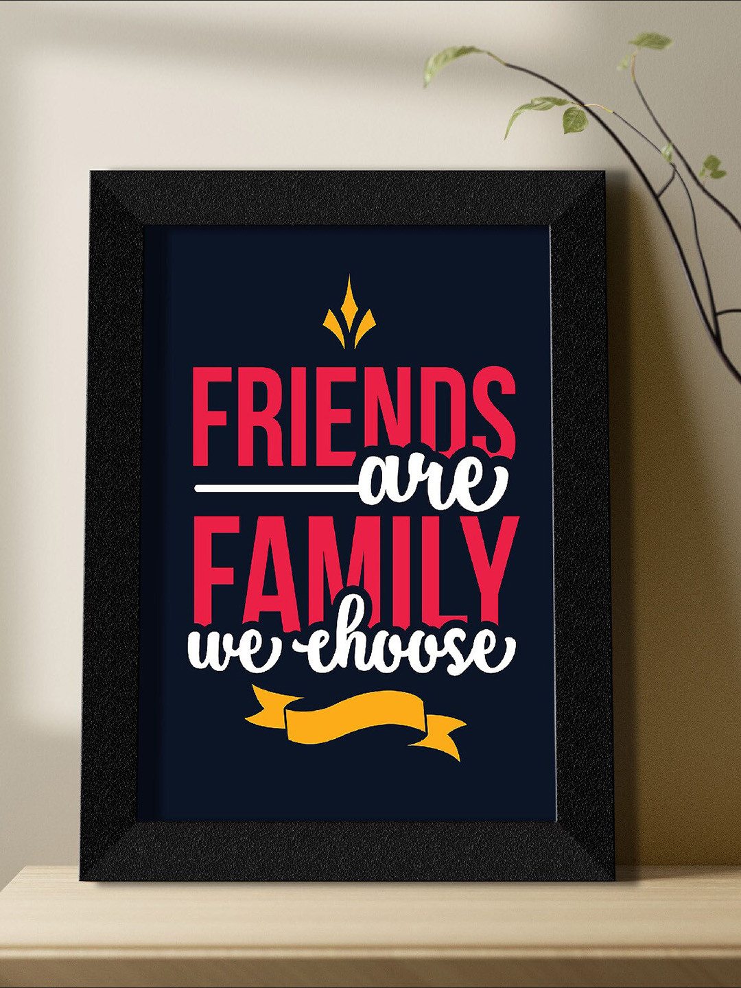 

SAF Black & Pink Painted UV Coating Wall Art