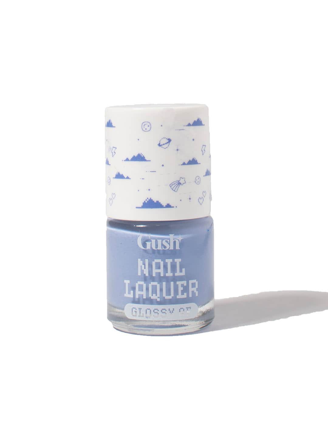 

Gush Beauty Intense Colour Pay-Off Glossy Nail Lacquer 7ml - Berry Fro Yo, Blue