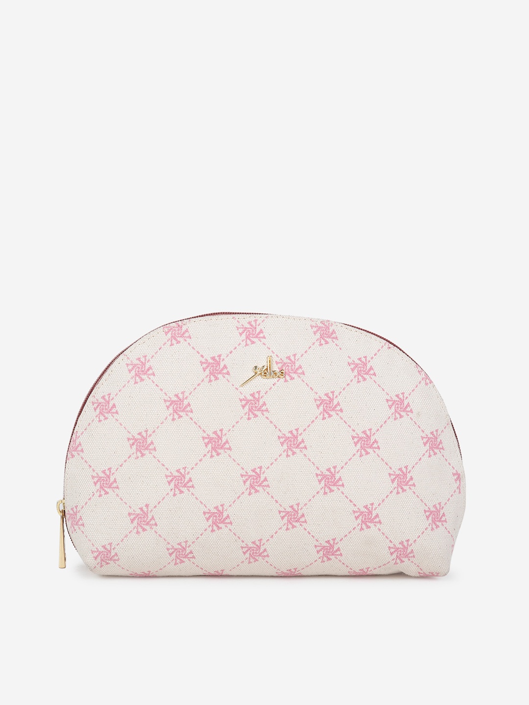 

yelloe Women Makeup Kit Travel Pouch, Off white