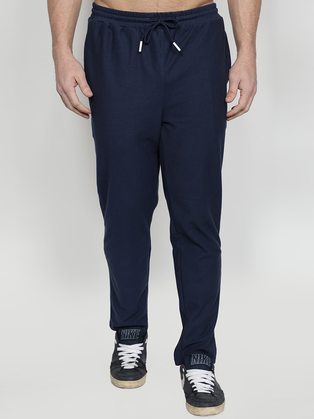 

Cot'N Soft Men Pure Cotton Relaxed-Fit Track Pants, Navy blue