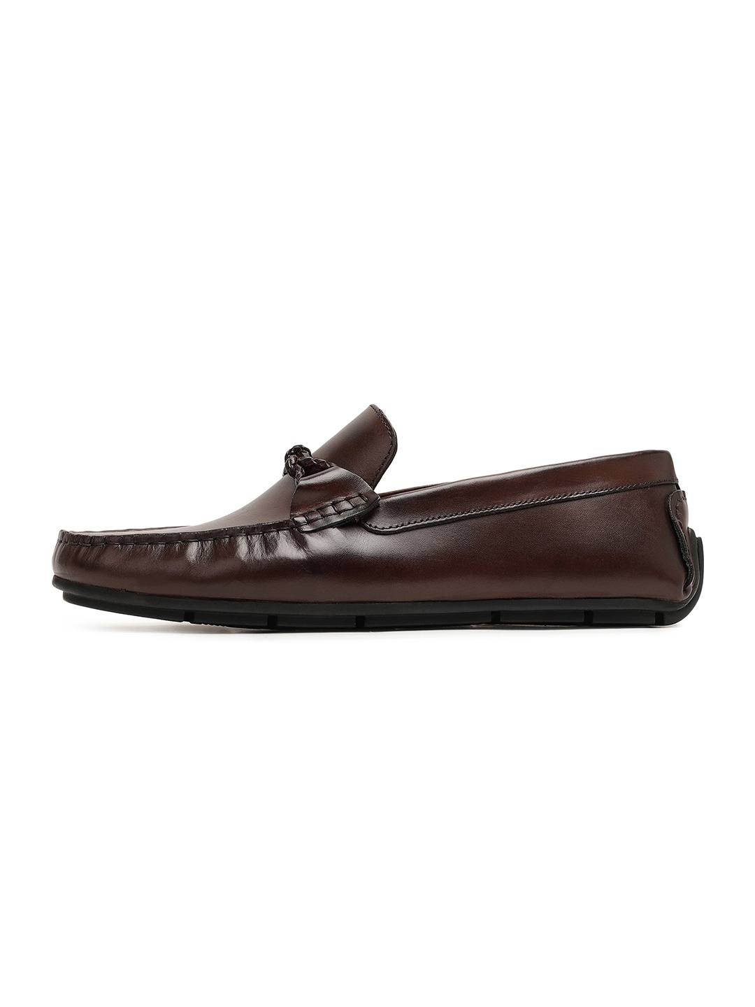 

RARE RABBIT Men Leather Loafers, Brown