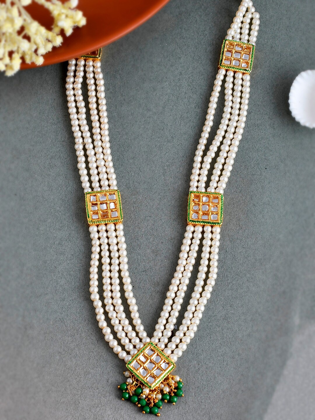 

Silvermerc Designs Gold-Plated Layered Necklace