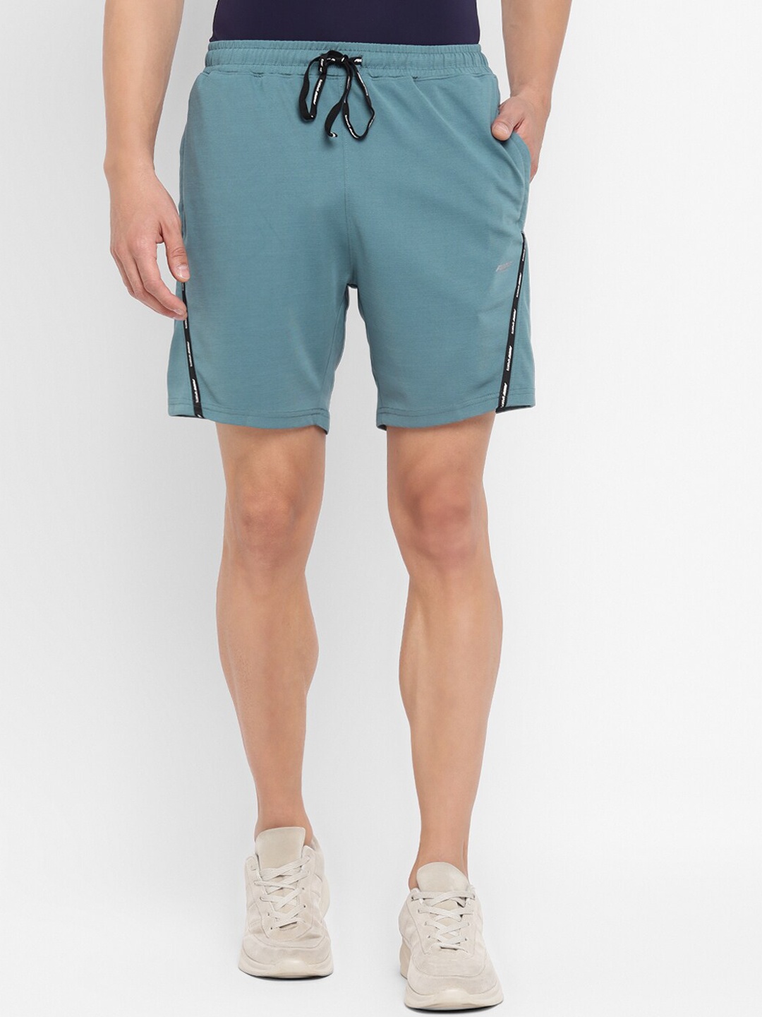 

FURO by Red Chief Men Mid-Rise Training or Gym Sports Shorts, Blue