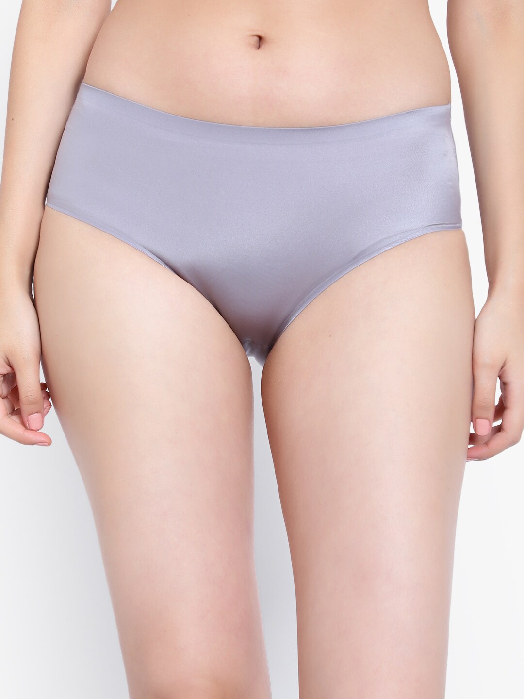 

PARKHA Women Seamless Anti-Bacterial Hipster Briefs PKBRI2126122S, Grey