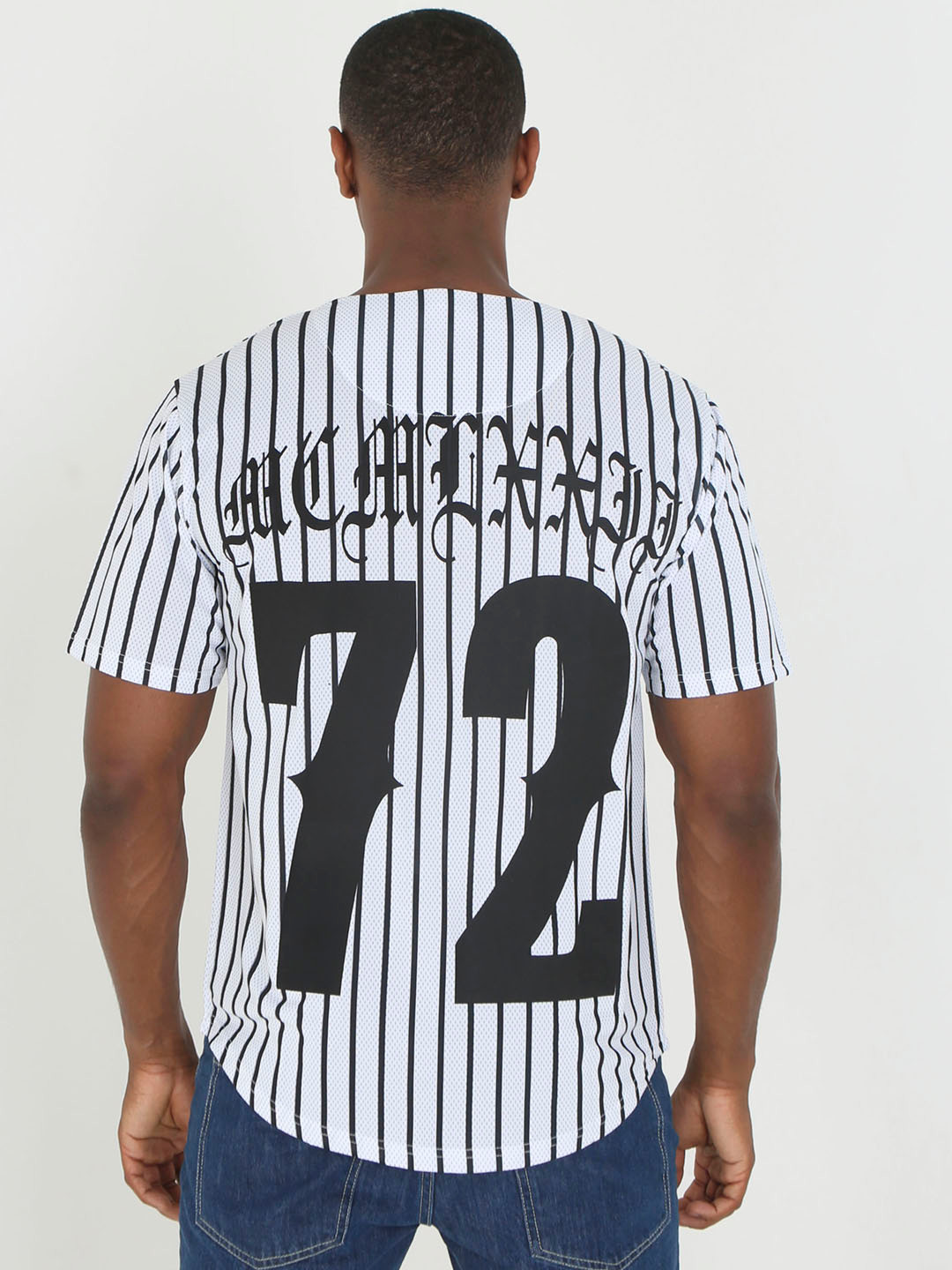 

BRAVE SOUL Striped Regular-Fit T-shirt, White