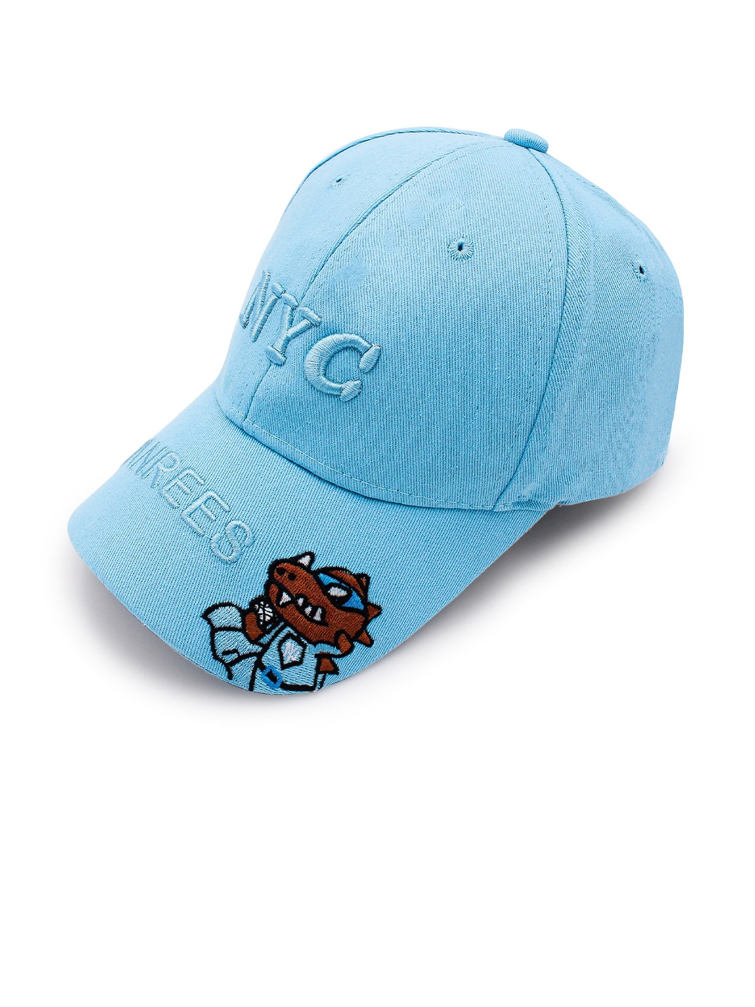

JENNA Kids Embroidered Cotton Baseball Cap, Blue