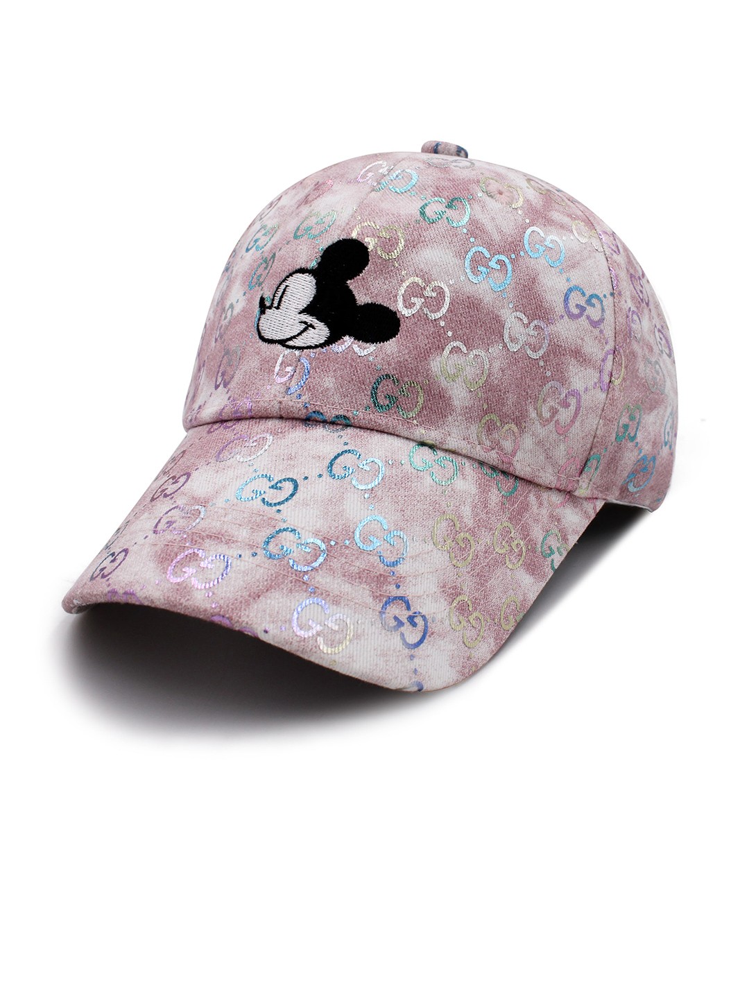 

JENNA Boys Printed Cotton Baseball Cap, Pink