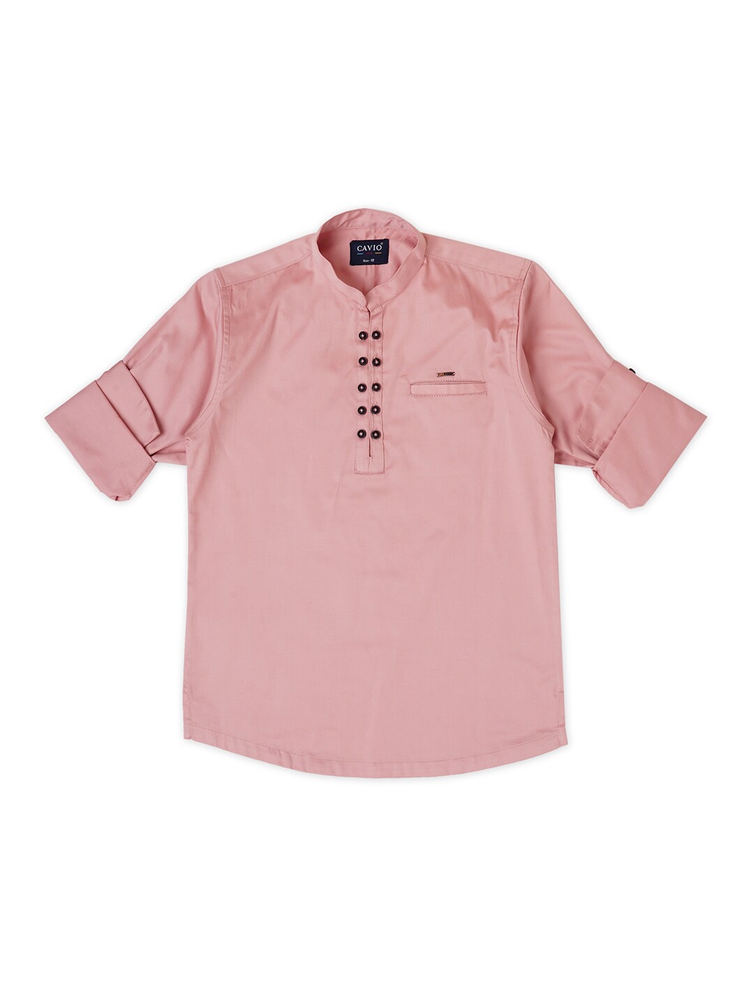 

CAVIO Boys Comfort Opaque Pure Cotton Casual Shirt, Pink