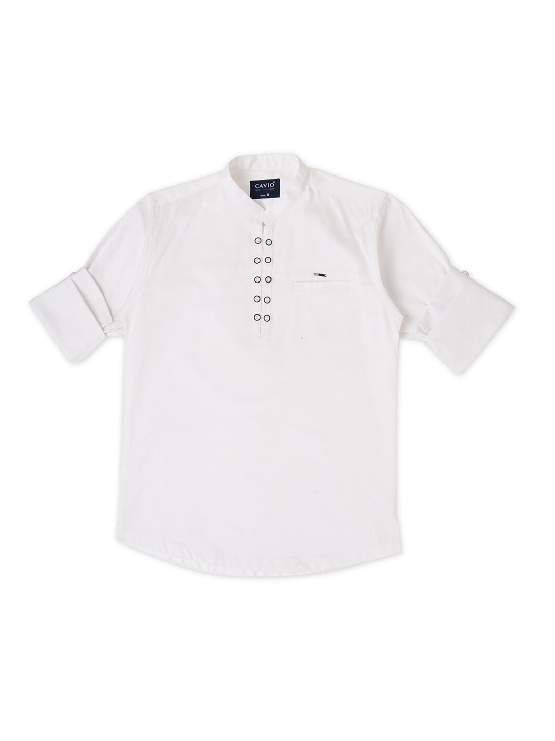 

CAVIO Boys Comfort Pure Cotton Casual Shirt, White
