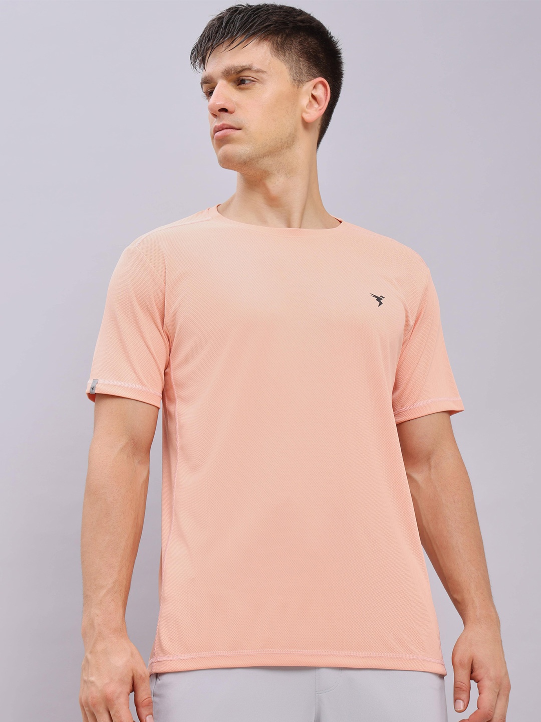 

Technosport Antimicrobial Slim Fit T-shirt, Peach