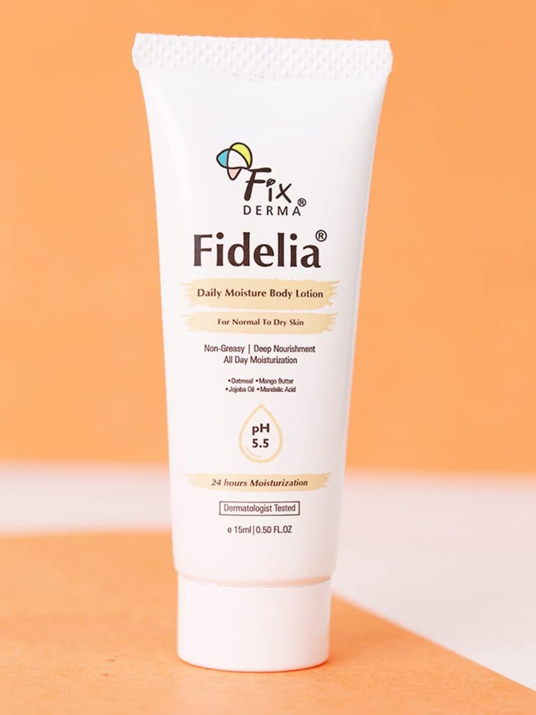 

FIXDERMA Fidelia Daily Moisture Body Lotion for Normal to Dry Skin - 15 ml, White
