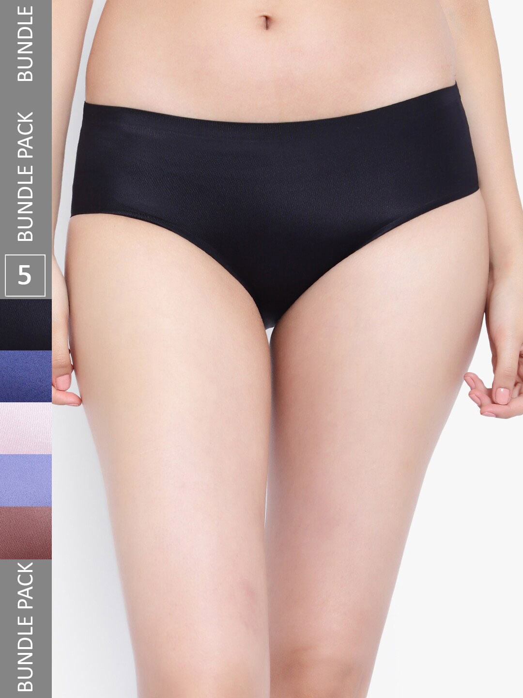 

PARKHA Women Pack of 5 Anti Bacterial Assorted Hipster Briefs PKBRI115116117118119COMBOXS