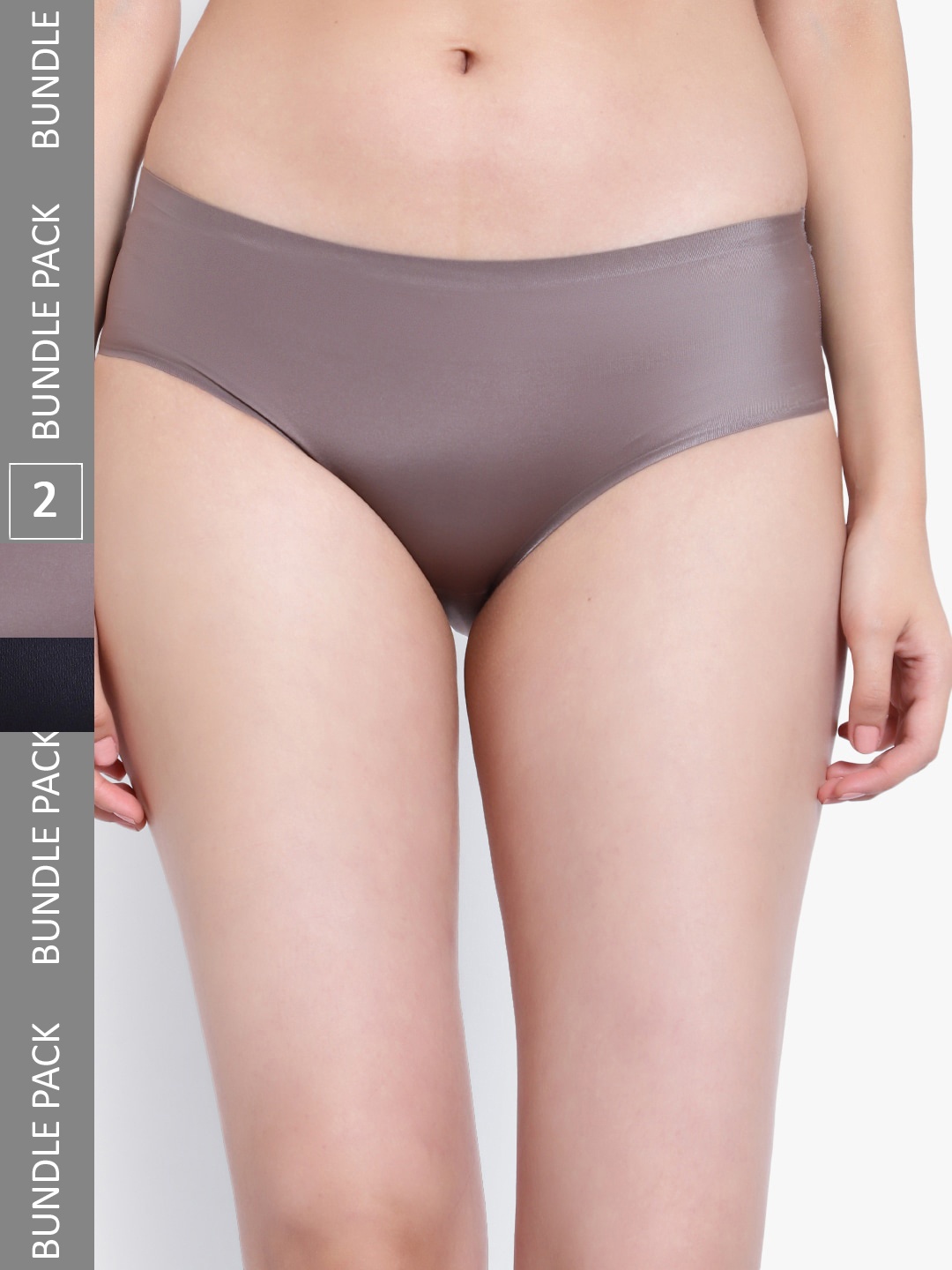 

PARKHA Women Pack Of 2 Assorted Seamless Anti Bacterial Hipster Briefs PKBRI115121COMBOXS