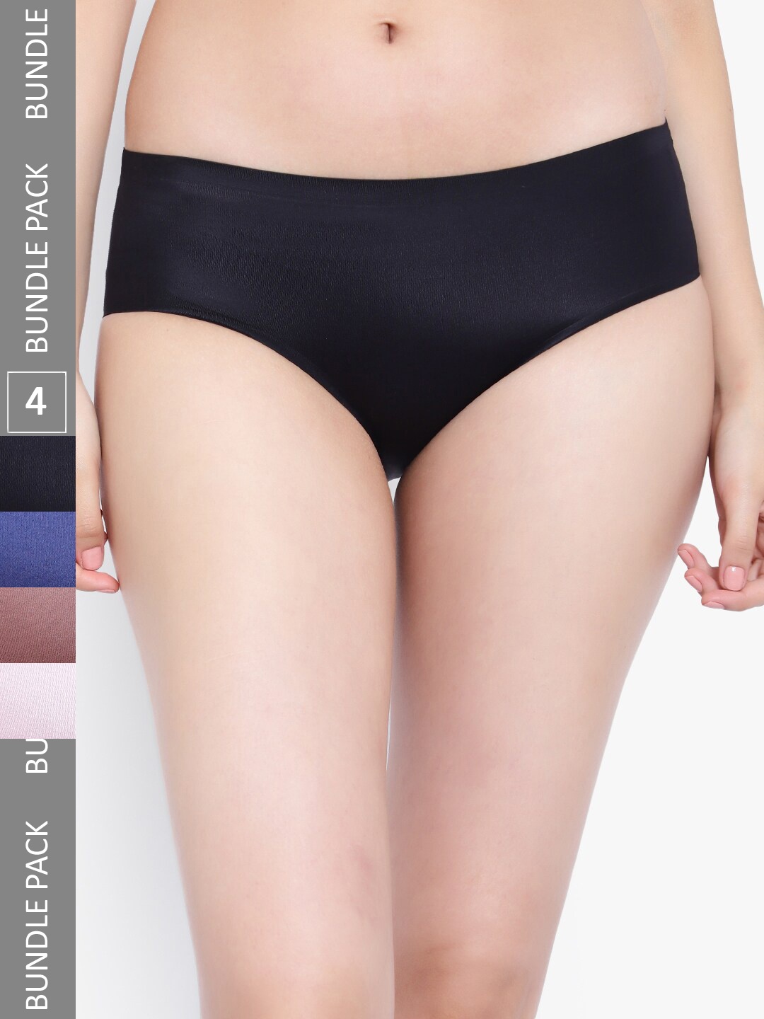 

PARKHA Women Pack of 4 Anti Bacterial Assorted Hipster Briefs PKBRI115116118119COMBOXS