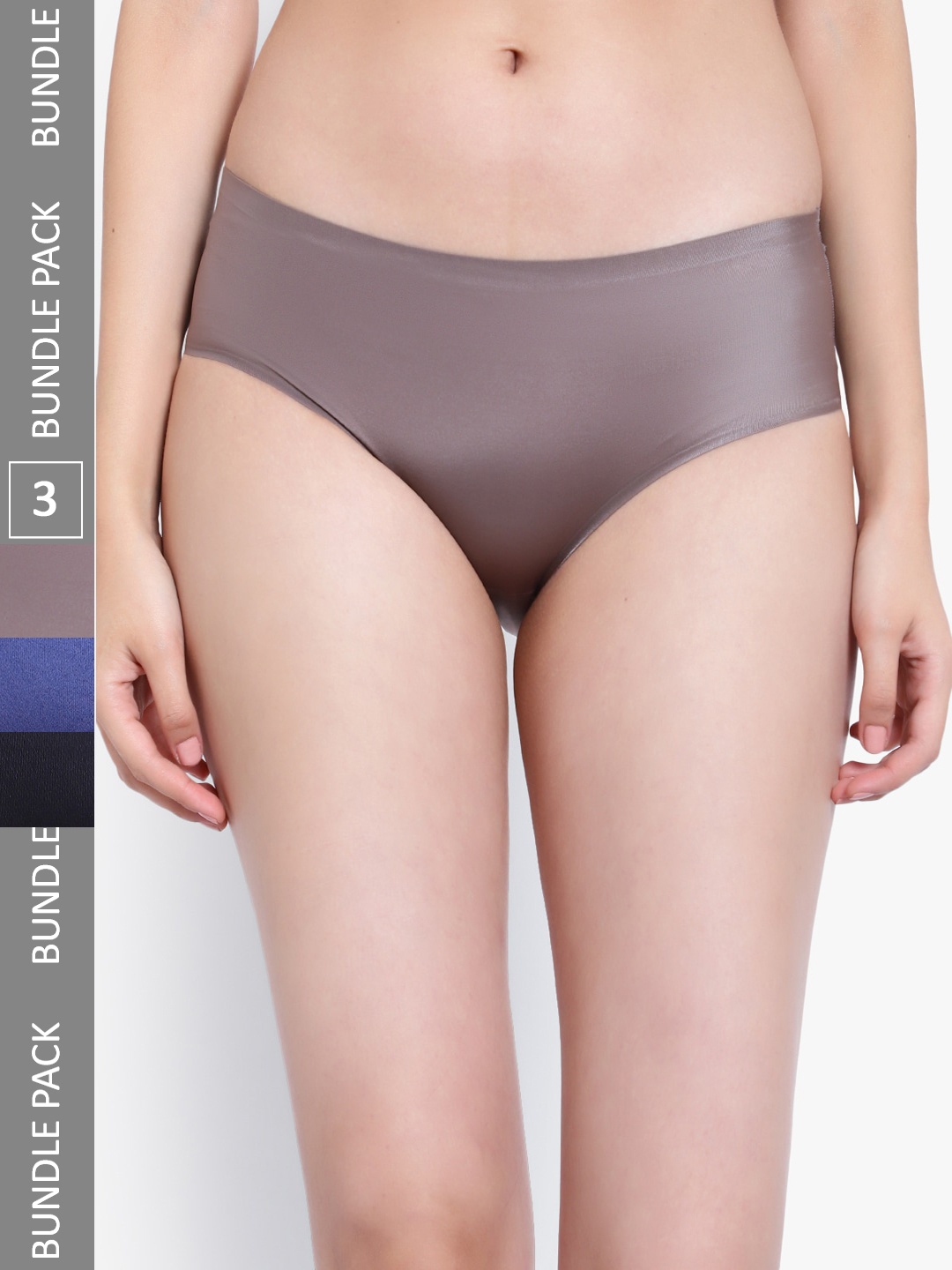 

PARKHA Women Pack Of 3 Assorted Anti-Bacterial Hipster Briefs PKBRI115116121COMBOXS
