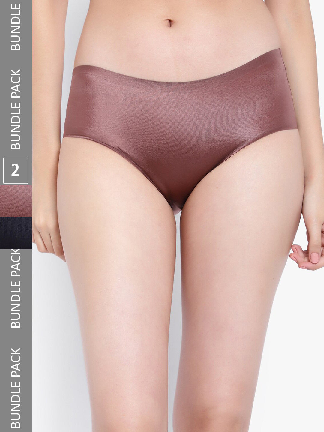 

PARKHA Women Pack of 2 Anti Bacterial Assorted Seamless Hipster Briefs PKBRI115118COMBOXS