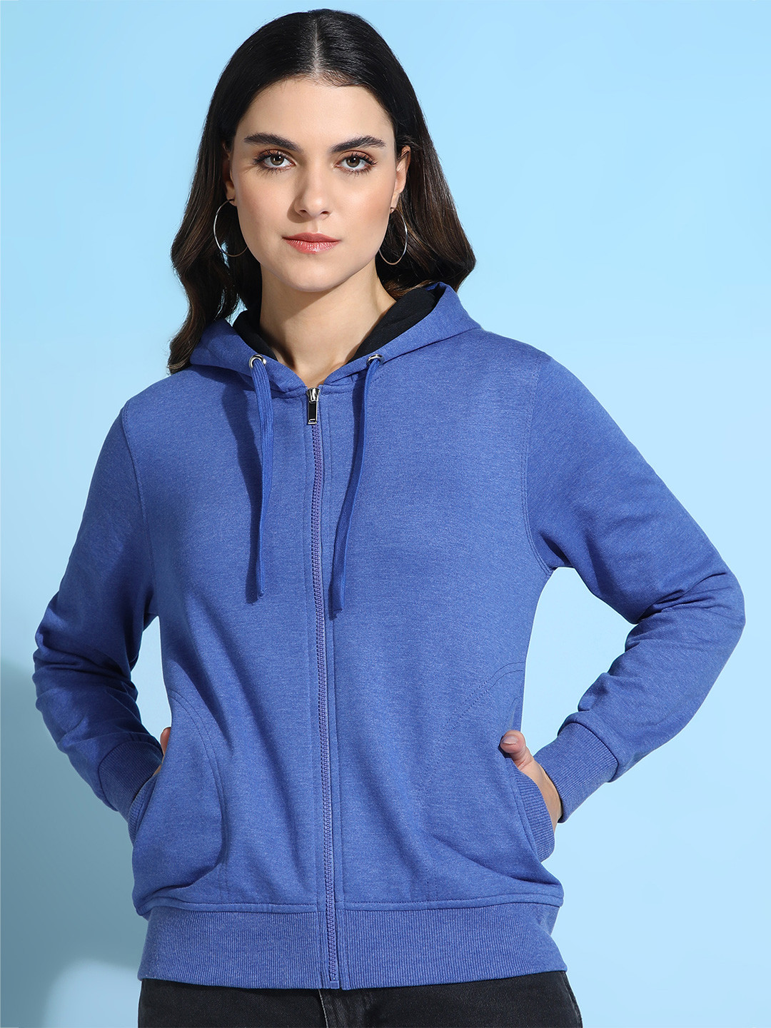 Alan Jones Front-Open Hooded Sweatshirt