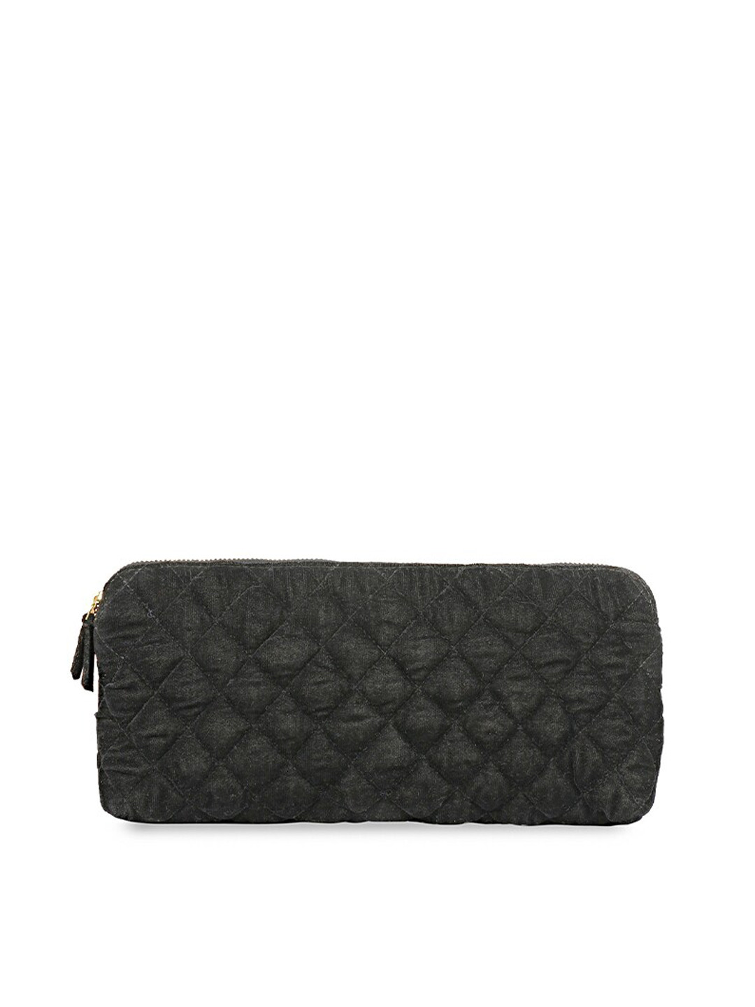 

Saint G Leather Structured Sling Bag With Quilted, Blue