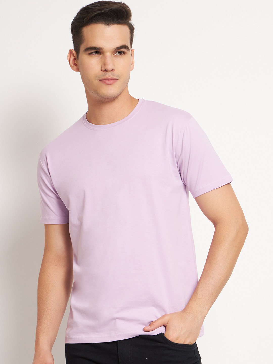 

FITINC Round Neck T-Shirt, Lavender